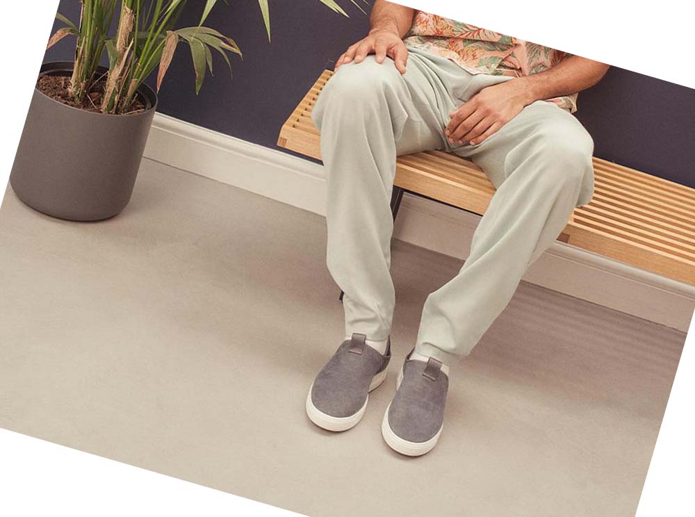 Ecco Street Tray Slip-on Fritidssko Herre Grå | NO 500UZG